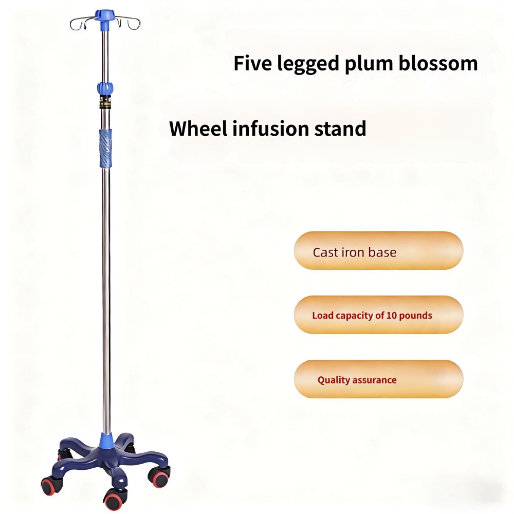 Iv Infusion Pole - Przenośny, regulowany stojak na lekarstwa infuzyjne
