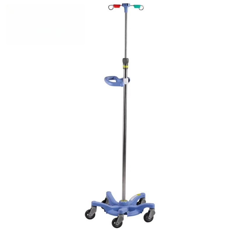 Iv Infusion Pole - Regulowany stojak szpitalny na krokiety, przenośny,
