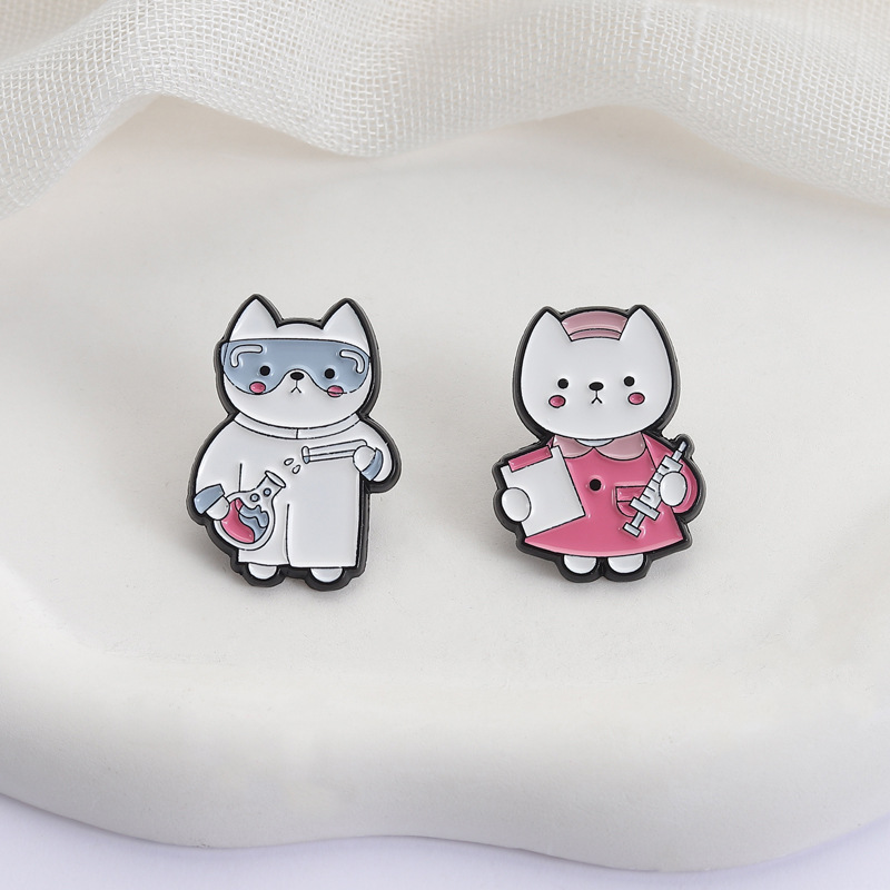 2 szt. Urocza broszka emaliowa – Medical Lab Gifts recenzja i cena