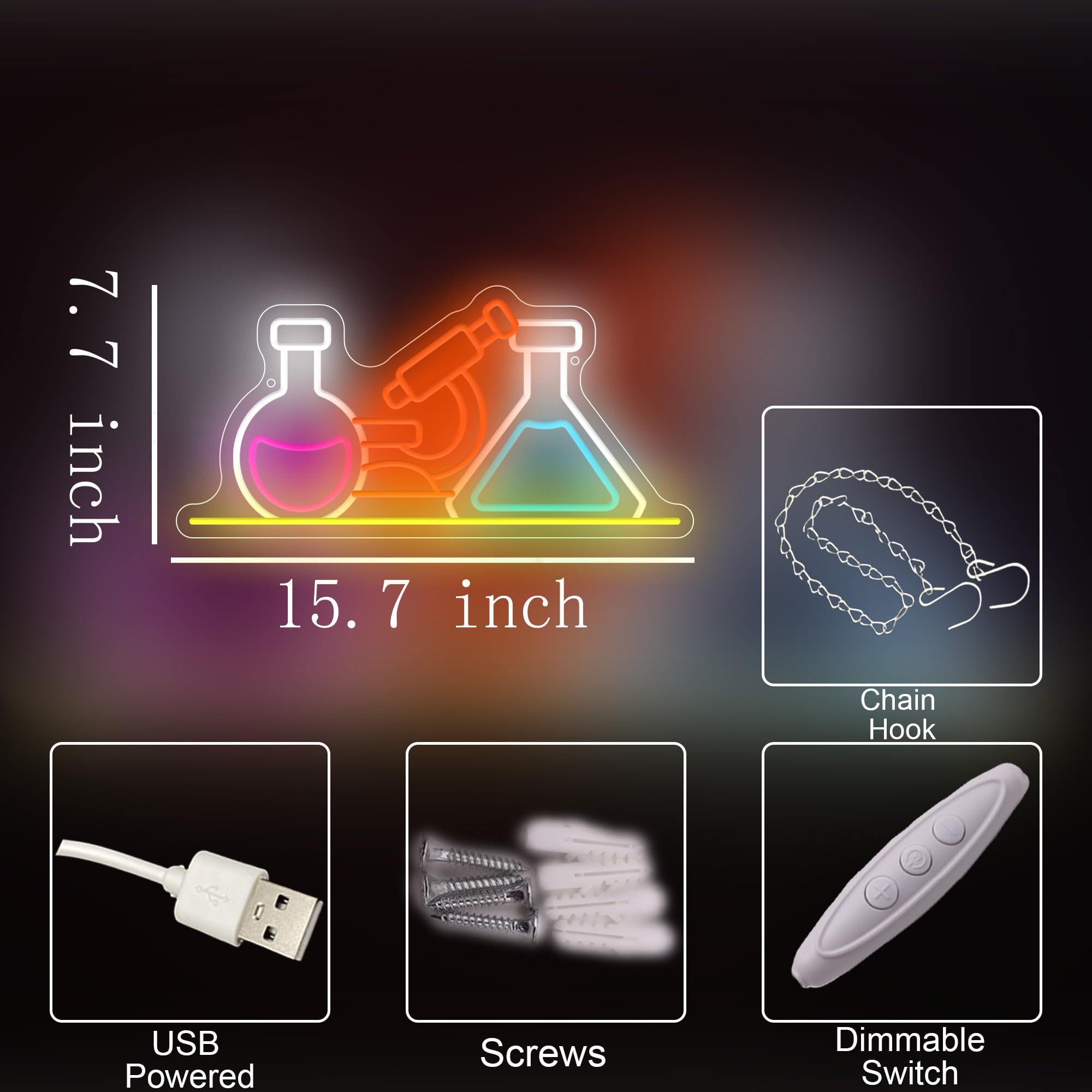 Neonowe dekoracje laboratoryjn – Medical Lab Gifts recenzja i cena