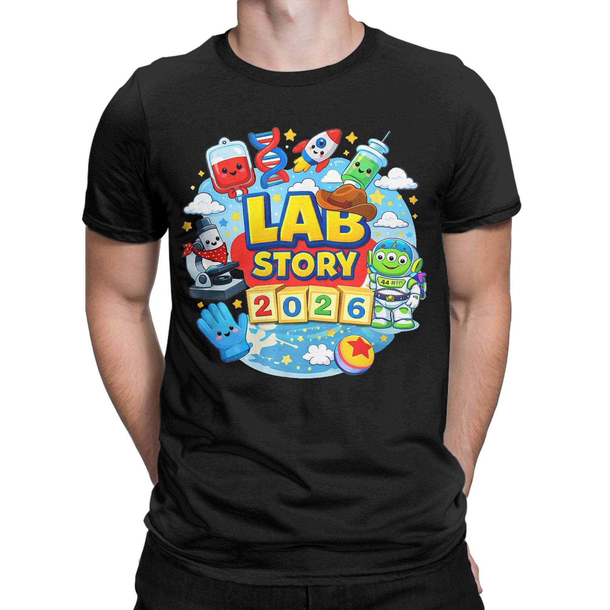 Koszulka Męska Technik Laborat – Medical Lab Gifts recenzja i cena