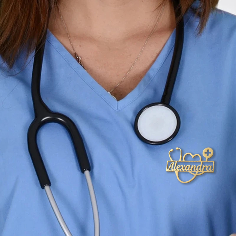 Nowo dostosowane imię stetosko – Medical Lab Logo recenzja i cena