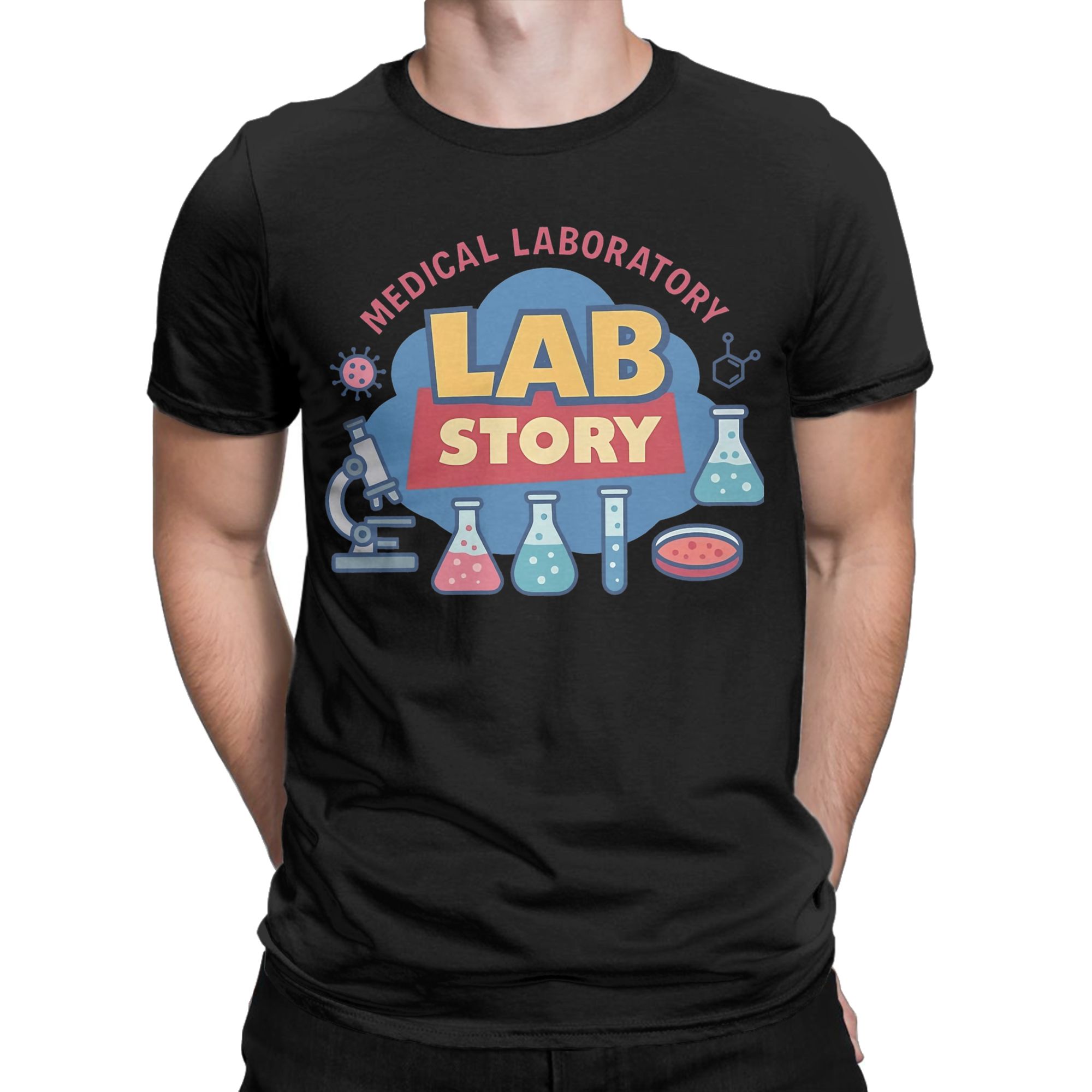 Męskie koszulki T-shirt 2026 L – Medical Lab Gifts recenzja i cena